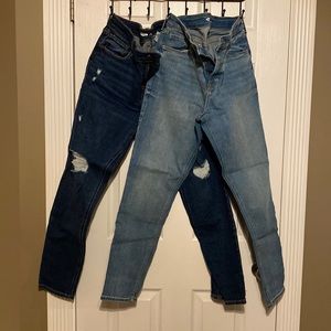 2 pairs of old navy skinny jeans size 12